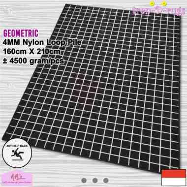 Tren-D-rugs Karpet lantai sweden bermotif alas permadani bulu kamar tidur ruang tamu modern minimali