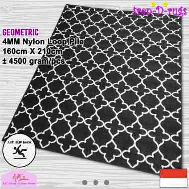 Tren-D-rugs Karpet lantai sweden bermotif alas permadani bulu kamar tidur ruang tamu modern minimali