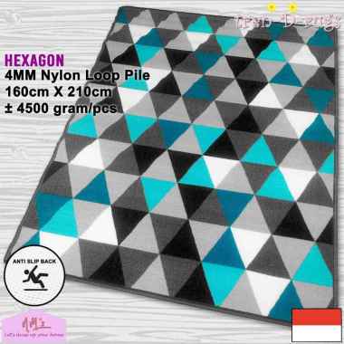 Tren-D-rugs Karpet lantai sweden bermotif alas permadani bulu kamar tidur ruang tamu modern minimali