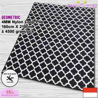 Tren-D-rugs Karpet lantai sweden bermotif alas permadani bulu kamar tidur ruang tamu modern minimali