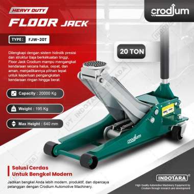 Dongkrak Buaya Hydraulic Floor Jack - CRODIUM 3 Ton
