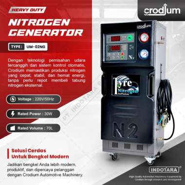 Mesin Generator Nitrogen Isi Angin Ban Mobil & Motor CRODIUM UM-02NG