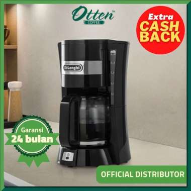 Delonghi ICM15210 Drip Coffee Maker Mesin Kopi Hitam