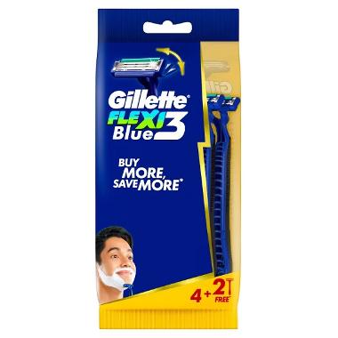 GILLETTE BLUE SIMPLE3 FLEXI 4