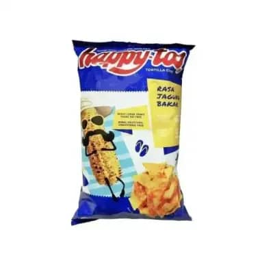 Promo Harga Happy Tos Tortilla Chips Jagung Bakar/Roasted Corn 140 gr - Blibli