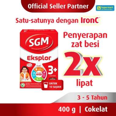 Promo Harga SGM Eksplor 3+ Susu Pertumbuhan Coklat 400 gr - Blibli