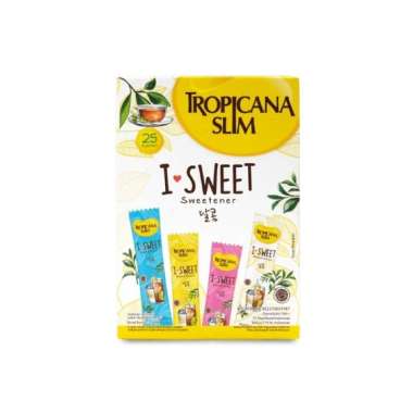 Promo Harga Tropicana Slim Sweetener I♥sweet 25 pcs - Blibli