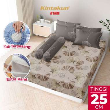 Kintakun DLUXE Sprei Set Fitted Tinggi 25cm 160x200 King Aesthetic Multivarian Melanita