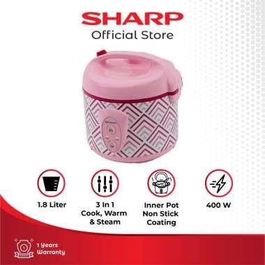 SHARP KS-N18MG-PK Rice Cooker [1.8 Liter]