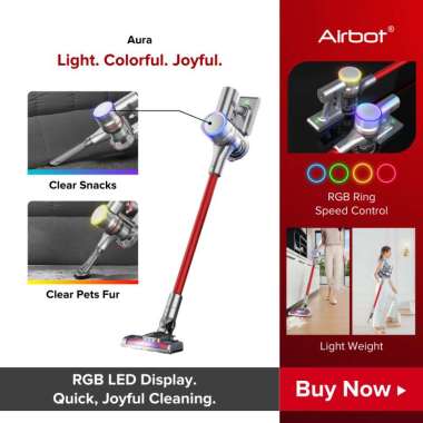 NEW Airbot Supersonics AURA Cordless Vacuum Cleaner Penyedot Debu Tanpa Kabel Vacum Cleaner DC Charg