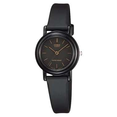Jam Tangan Unisex Casio General LQ-139AMV-1ELDF Black Dial Black Resin Band Black