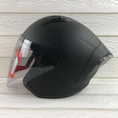 Helm SHEL Equalizer Solid Half Face Helmet M BLACK DOFF