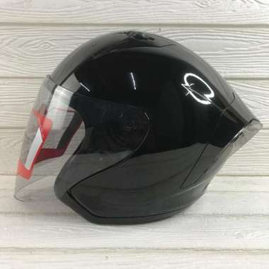 Helm SHEL Equalizer Solid Half Face Helmet M BLACK
