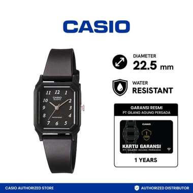 FS - Casio LQ-142-1BDF Jam Tangan Unisex - Black Black