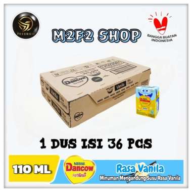 Promo Harga Dancow Fortigro UHT Vanilla 110 ml - Blibli