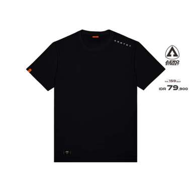 Aerostreet T Shirt Libero Hitam T-Shirt Tshirt KAF01 XXL
