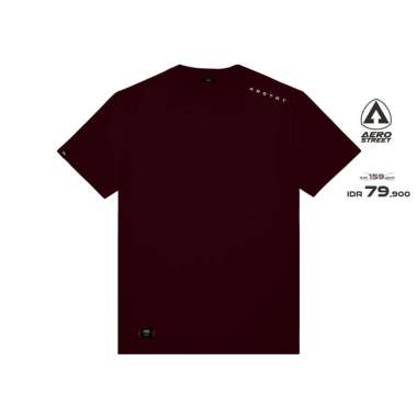 Aerostreet T Shirt Libero Maroon T-Shirt Tshirt KAF01 S