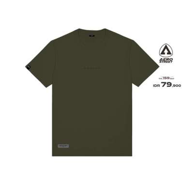 Aerostreet T Shirt Orion Hijau Army T-Shirt Tshirt KAF01 M