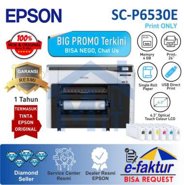 Printer EPSON Surecolor SC-P6530E SC P6530E Printer Foto A1 24" RESMI