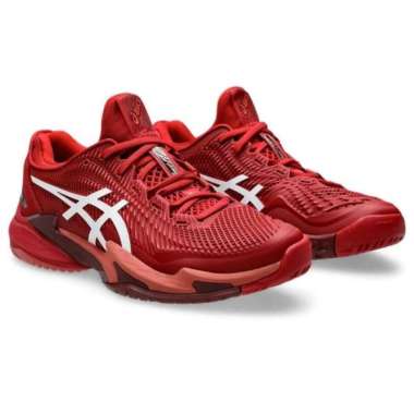 Sepatu Tenis Asics Court FF3 Novak Cranberry White/Tennis Shoe Asics Original Court FF3 44