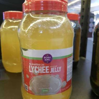 Boba King Jelly-Lychee Jelly / Leci Jeli TUB 2KG NO BUBBLE WRAP