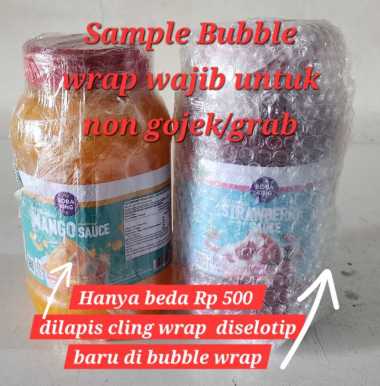 Boba King Jelly-Lychee Jelly / Leci Jeli TUB 2 KG BUBBLE WRAP