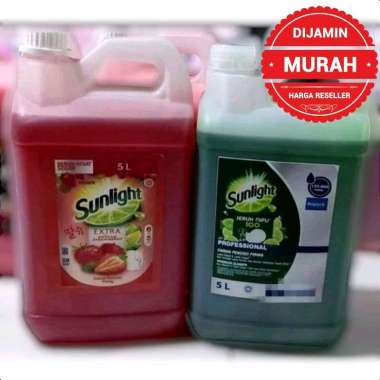 SABUN CUCI PIRING JERUK NIPIS 5 LITER (NON STIKER) hijau jeruk nipis