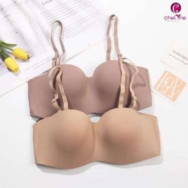 Chelyne BH Spandex Lycra V8533 Premium Half Cup Bra Dengan Kawat Penyangga - Big Size Bra 38/42- BH