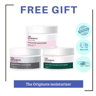(ORIGINAL) The Originote Moisturizer Hyalucera Cica Brightening Hyalucera (putih)