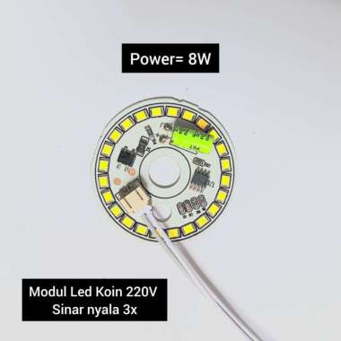 Pcb LED 8 Watt Lampu LED Modul Mata 3 Cahaya (3000k,6000k,3000k+6000k)
