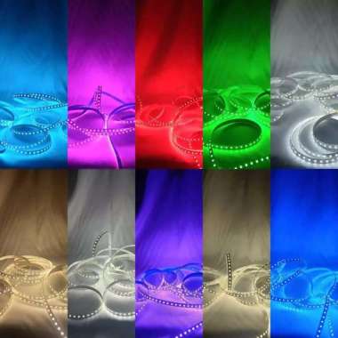 Lampu Strip LED SMD 2835 12v 5 Meter IP 33 120 LED Indoor Biru