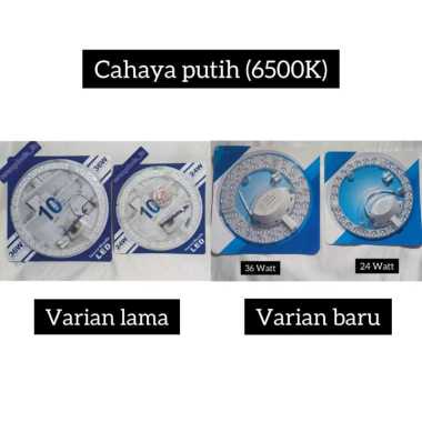 Lampu LED TL Ring Module Plafon Ceiling LED Bulat Cahaya Putih 6000K VARIASI BARU 24 WATT
