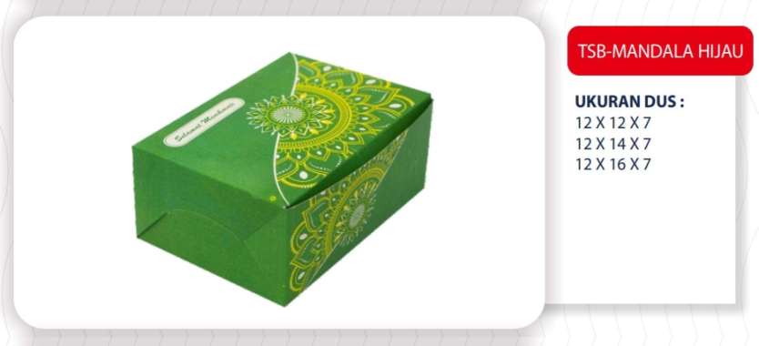 dus snack caesar hijau dan berbagai jenis motif menarik dengan ukuran 12x12 / 12x14 / 12x16 isi 100p
