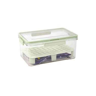 OEM ONE-C1072 Kotak Penyimpanan Buah Daging Sayur Segar dengan Cool Ice Pack / Kotak Makanan Food St