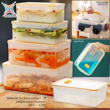 Oxihom Kotak Makan Kotak Bekal Kotak Plastik Topless Food Container Lunch Box Kotak Kedap Udara Box 