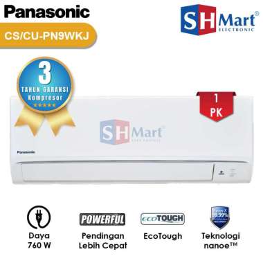 AC PANASONIC 1 PK DELUXE NANOE CS-PN9AKJ / CS-PN9WKJ BLUE FIN GARANSI RESMI PN9WKJ