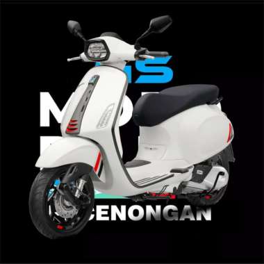 Vespa Primavera 150 I-GET ABS Sepeda Motor [VIN 2024/ OTR Jabodetabek] No PUTIH - WHITE INNOCENTE Bo