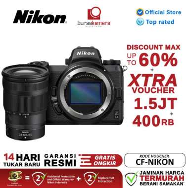Nikon Z6 II Mirrorless Digital Camera with 24-120mm Lens GARANSI RESMI