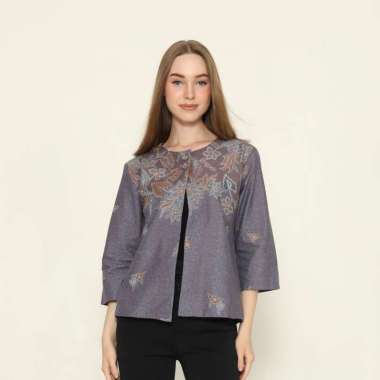Blazer Wanita - Bhatara Batik Tasya Blazer L-XL Grey 5806