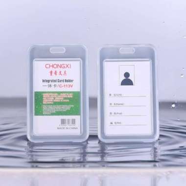 Retractable Badge Reels Gantungan Kunci Flexible Yoyo Tarik Name Tag ID Card Holder Pintu with Key R