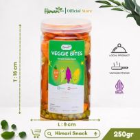 Himari Cemilan Keripik Sayur Kering Mix 100% Produk Lokal Snack Sehat 200-315gr