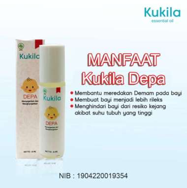 KUKILA DEPA Demam Panas Bayi Fever Drop Khusus Untuk Bayi Murni terbuat dari 100% bahan alami