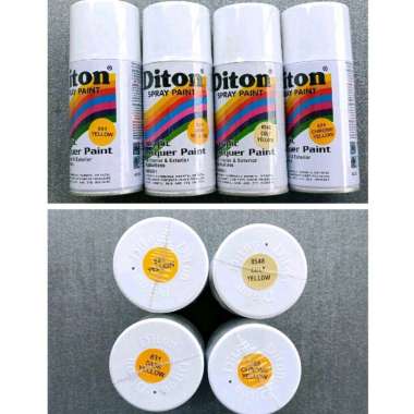 Diton Spray Paint 300 cc Grup Warna Yellow Cat Semprot Warna Kuning Chrome Yellow
