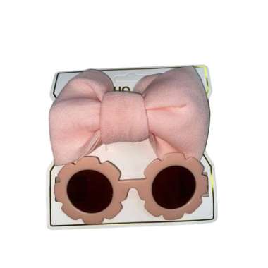 Tembem Baby - Set Bandana Kacamata Bayi Bandana Pita Kacamata Anak 05