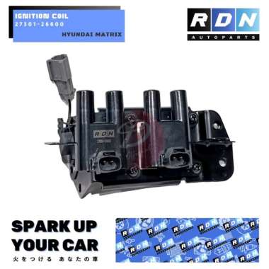 Coil Ignition Koil Hyundai Matrix Tahun 2001-2010 Getz KIA Pride 27301-26600 RDN Autoparts Original 