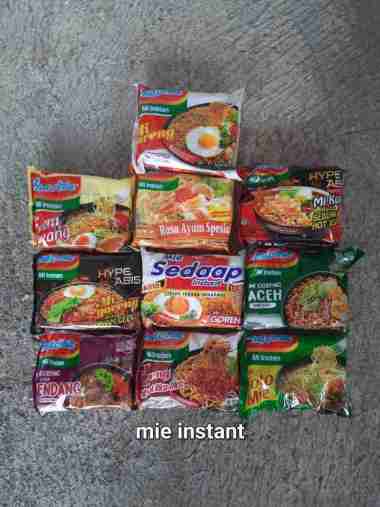 MIE INDOMIE GORENG SPECIAL - SOTO MIE - KARI AYAM - AYAM BAWANG - RICA - ACEH - RENDANG - AYAM GEPRE