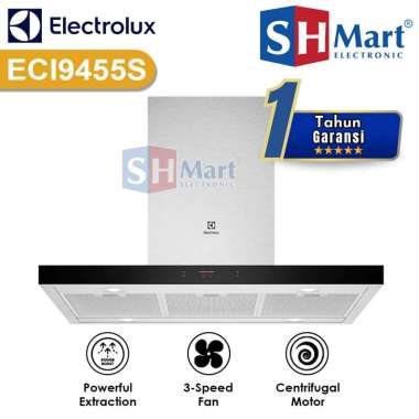 COOKER HOOD ELECTROLUX ISLAND CHIMNEY HOOD 90 CM ECI9455S PENGHISAP ASAP DAPUR GARANSI RESMI
