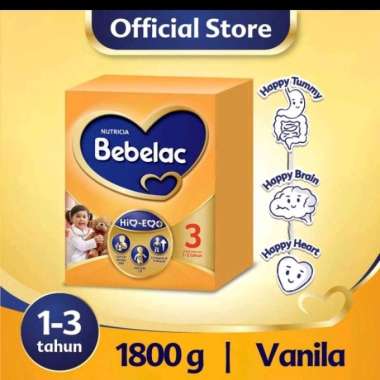 Promo Harga Bebelac 3 Susu Pertumbuhan Vanila 1800 gr - Blibli