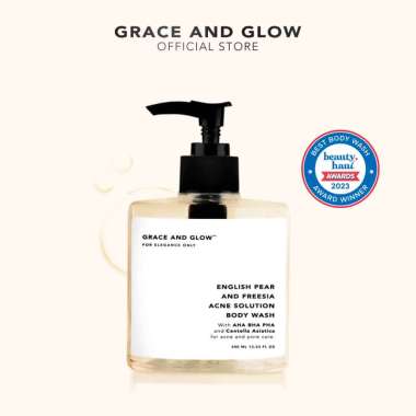 Grace and Glow Body Wash Brightening Solution + English Pear and Freesia Anti Acne Solution BW Engli