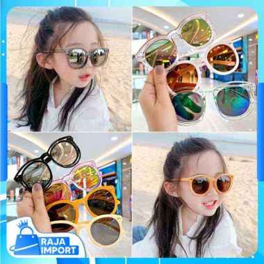 Raja Import F5328 Kacamata Fashion Anak Laki-Laki & Perempuan / Kacamata Fashion Trendy Anti UV / Ka